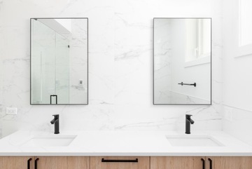 Батарея для стирки, стоящая черная ванная комната для домашней раковины Йока