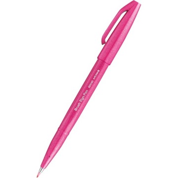 Pentel Pisak pędzelkowy do kaligrafii Brush Sign Pen różowy