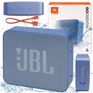 GŁOŚNIK BEZPRZEWODOWY JBL GO BLUETOOTH PRZENOŚNY NIEBIESKI WODOODPORNY IPX7