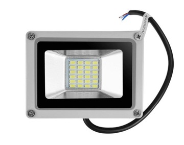Halogen 20W naświetlacz LED 12V / 24V reflektor zimny 10W mały płaski