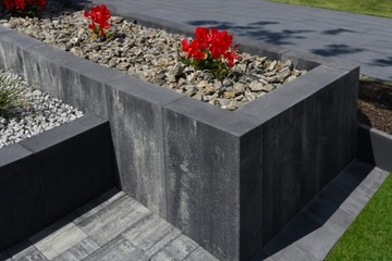 Ступень лестницы Гладкий бетон Моноблок 100х40х15