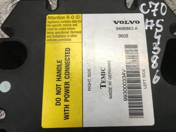 VOLVO C70 I MODUL SKLÁDÁNÍ STŘECHA 9496863A