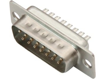 Wtyk lutowany D-SUB DB15 (M)