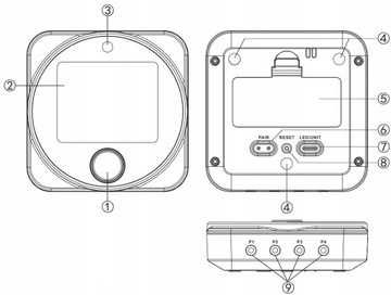 TERMOMETR KUCHENNY CYFROWY LCD SONDA MIĘSA WINA