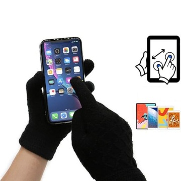 TOUCH GLOVES FOR TABLET PHONE THERMAL GLOVES FOR MEN AND WOMEN, SIZE S/M