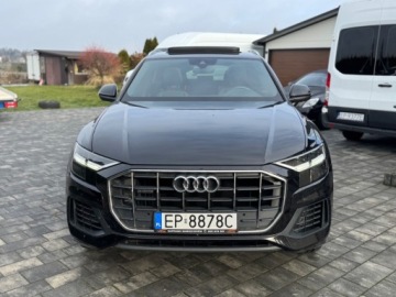 Audi Q8 SUV 3.0 55 TFSI 340KM 2019 Audi Q8 3.0 Benz Quattro Bogate Wyposazenie 3.0 Benzyna 340KM, zdjęcie 1
