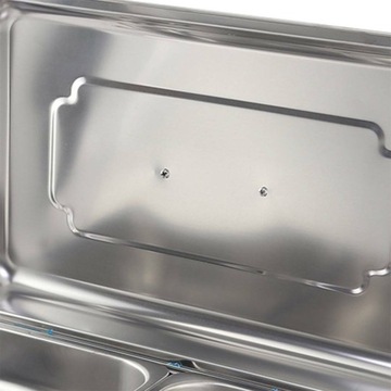 НАГРЕВАТЕЛЬ GN 1/2 ДЛЯ ГАСТРОНОМИЧЕСКИХ БЛЮД 9Л РОЛЛ-ТОП INOX