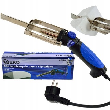 ТЕРМОНОЖ ДЛЯ РЕЗКИ ПЕНОСТРОИТЕЛЬНЫХ ИЗОЛЯЦИОННЫХ МАТЕРИАЛОВ 250ВТ 450 градусов GEKO