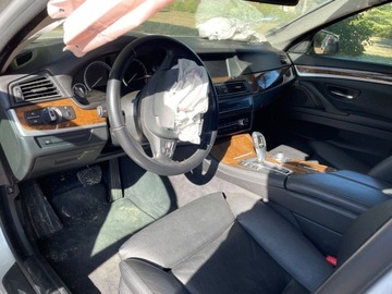 FOTELE KOMFORTY KANAPA BOCZKI TAPICERKA CZARNA SKÓRA BMW F11 F10 KOMBI