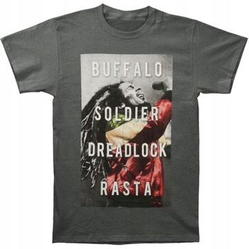 Koszulka Bob Marley Dreadlock Rasta T-shirt