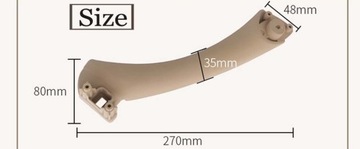 BMW E90 Ручка двери Бежевая правая