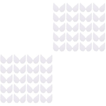 TOPPER DO CIASTA ANGEL WINGS DIY BIAŁY 2 LICZBY