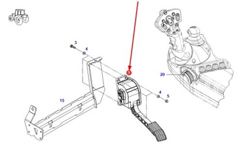 G350810420012 Педаль акселератора