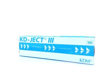Strzykawki 3ml x 100 szt. Luer Lock KDM KD-JECT III