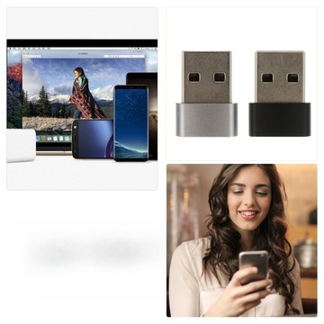 ŁADOWARKA LEKKA ADAPTER PLECAKOWY TYP C DO USB 2.0 ADAPTER USB