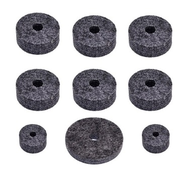 Nakrętki skrzydełkowe podkładki filcowej do mocowania talerza, akcesoria zamienne, bęben szary