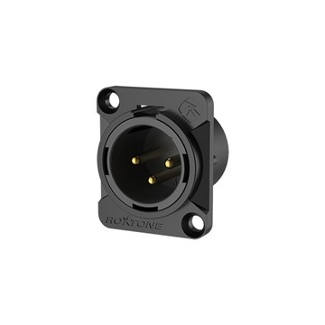 ROXTONE RX3MD-BG GNIAZDO PANELOWE XLR MĘSKI 3pin