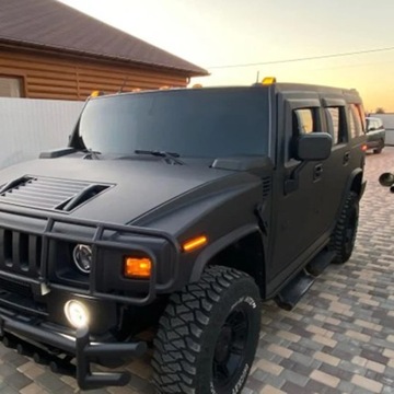 2 KS. PŘEDNÍ JANTAROVÉ SVĚTLO KONTURA LED PRO HUMMER H2 2003-2009