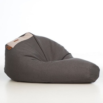 SAKOO Пуф «Домашний уют» Темно-серый | ДЖАББА Дизайн