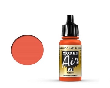Farba do aerografu Vallejo Air 71082 Fluorescent Red 17ml