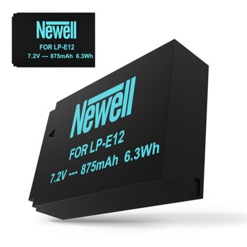 АККУМУЛЯТОР NEWELL LP-E12 АККУМУЛЯТОР CANON EOS M50 100