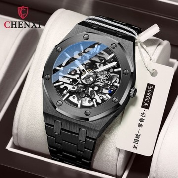 CHENXI SKELETON АВТОМАТИЧЕСКИЕ мужские часы + КОРОБКА