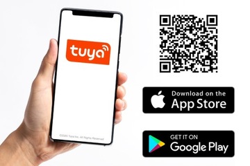 ЦВЕТНАЯ СВЕТОДИОДНАЯ ЛАМПА GU10 5Вт RGB+CCT WIFI TUYA SMART LIFE, УПРАВЛЯЕМАЯ ПО ​​ТЕЛЕФОНУ