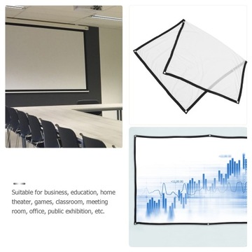 Портативный проектор с проекционным экраном.