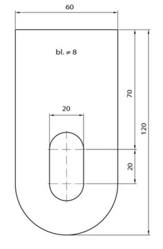 СОЕДИНИТЕЛЬ L-120 К ПЕТЛИ M18