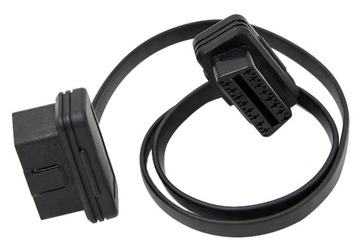 Удлинительный кабель Obd2, 16 контактов, тонкий, 60 см
