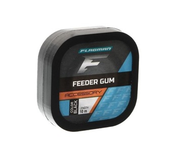 Amortyzator Flagman Feeder Gum Black 10m 1.00mm FGB1010