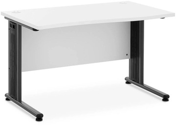 Biurko prostokątny Fromm & Starck 120 x 72 x 72 cm biały