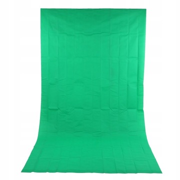 ZESTAW DO TŁA 1,6X3M ZIELONE GREEN SCREEN