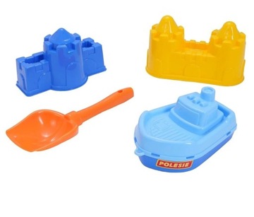 ZESTAW ZABAWEK DO PIASKU ŁOPATKA FOREMKI GRABKI DO PIASKOWNICY NAD MORZE