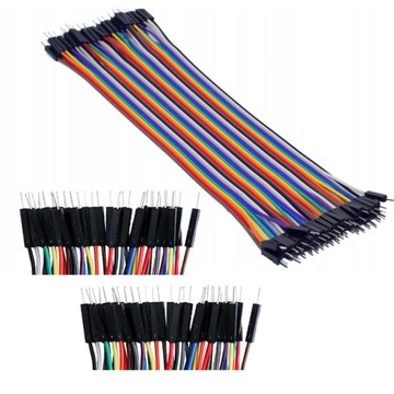 40x20cm Przewody zworki GPIO Arduino Męsko-Męskie