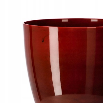 КРЫШКА ДЛЯ ЦВЕТОЧНОГО ГОРШКА 12см ЦВЕТОЧНЫЙ ГОРШОК КРАСНЫЙ МРАМОР ДЛЯ ГОСТИНОЙ