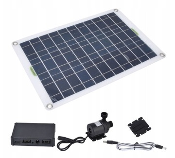 ZESTAW SOLARNA POMPA WODNA FONTANNA 50W12V