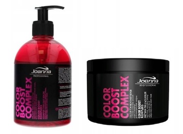 Joanna COLOR BOOST COMPLEX odżywka + szampon tonujący 2x 500ml