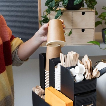 КОФЕ-ОРГАНИЗАТОР ДЛЯ КРУЖЕК И КОНТЕЙНЕР ДЛЯ АКСЕССУАРОВ