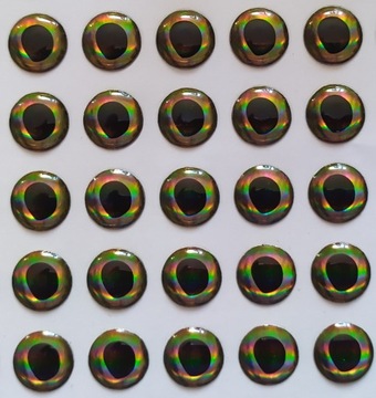 OCZY 3D 8 mm REALISTIC GOLD 50-sztuk