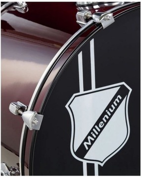 22x16 Focus Bass Drum Красный большой барабан Millenium