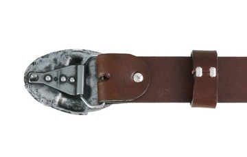 КОЖАНЫЙ РЕМЕНЬ ДЛЯ МОТОЦИКЛИСТОВ, ПРЯЖКА JOKER