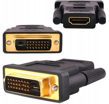 Адаптер-переходник-конвертер DVI 24 + 1-контактный HDMI