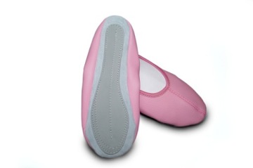 БАЛЕТНЫЕ ТУФЛИ РОЗОВЫЕ ПОЛЬСКОГО ПРОИЗВОДИТЕЛЯ ДЛЯ ТАНЦЕВОЙ РИТМИЧЕСКОЙ ГИМНАСТИКИ