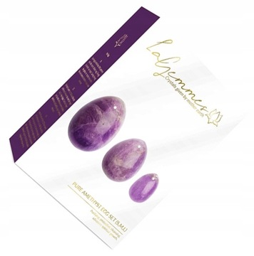 LA GEMMES YONI EGG PURE AMETHYST L-M-S KULKI JAJKO