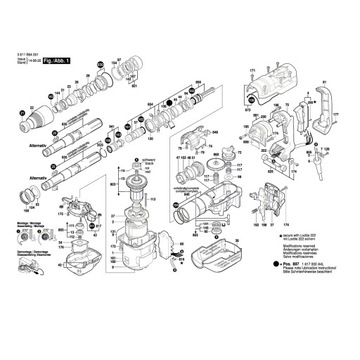 Szczotkotrzymacz Bosch GSH5CE GBH5-40DCE
