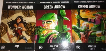 WONDER WOMAN KRĄG + GREEN ARROW KOŁCZAN część 1-2