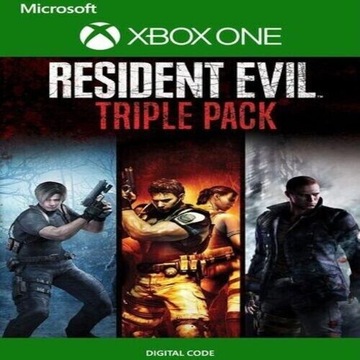 Resident Evil Triple Pack 4 5 6 ONE S/X KOD KLUCZ