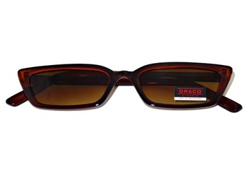 OKULARY UNISEKS VINTAGE RETRO WĄSKIE PROFESORKI