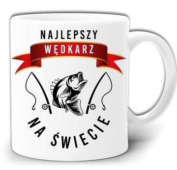 NAJLEPSZY WĘDKARZ NA ŚWIECIE KUBEK + PUDEŁKO GW496